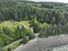 185 Kaleva Rd - aerial overview from water