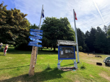 185 Kaleva Rd - campsite signage