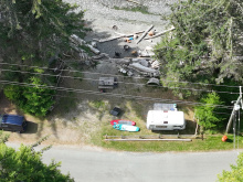 185 Kaleva Rd - aerial overview of Kaleva Rd