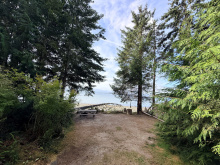 185 Kaleva Rd - one of the oceanfront campsites