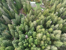 Lot 42 Sonora Island - aerial overview 