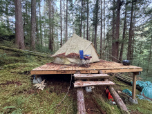 Lot 42 Sonora Island - tent platform