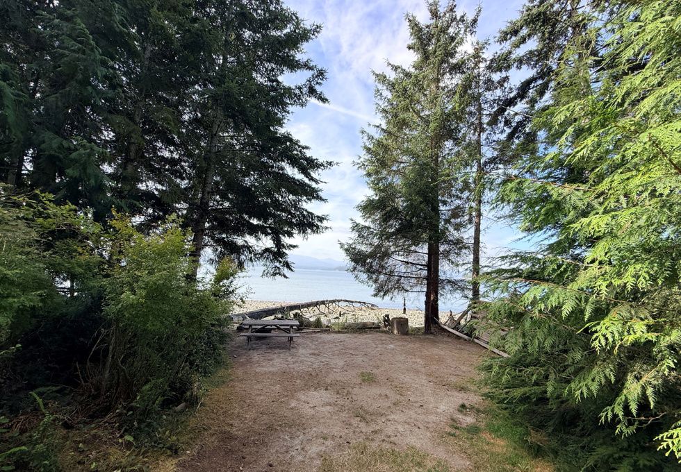 185 Kaleva Rd - one of the oceanfront campsites